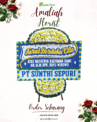 Papan Bunga Duka di Lembeh Utara