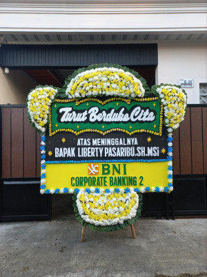 Papan Bunga Duka di Lembeh Utara
