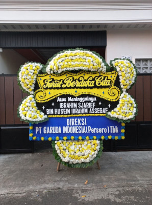 Papan Bunga Duka di Lembeh Utara