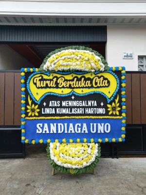 Papan Bunga Duka di Lembeh Utara